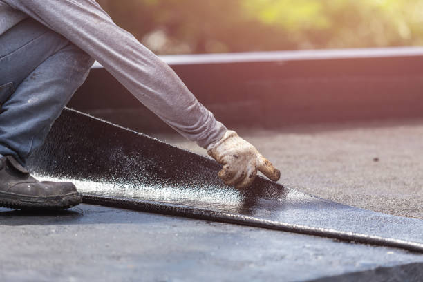 Professional Crawl Space Encapsulation technician working in Akron, PA